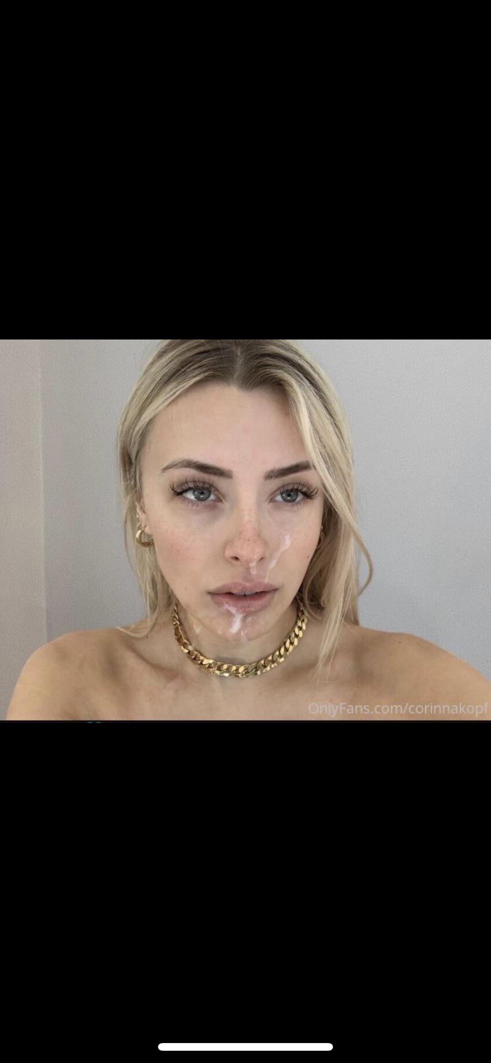 Corinna kopf cum on face leaked