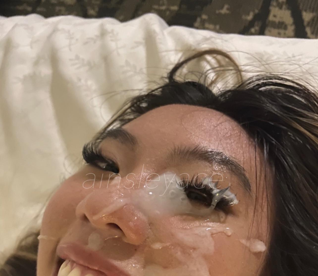 The biggest asian cum facial lover you'll know of