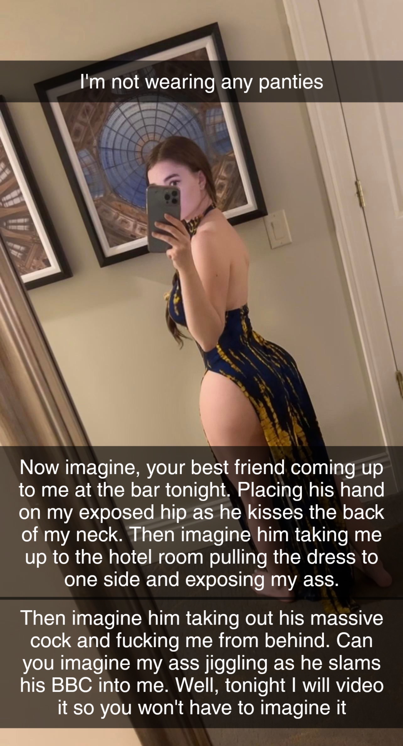 cuckolds wife leaving for a date