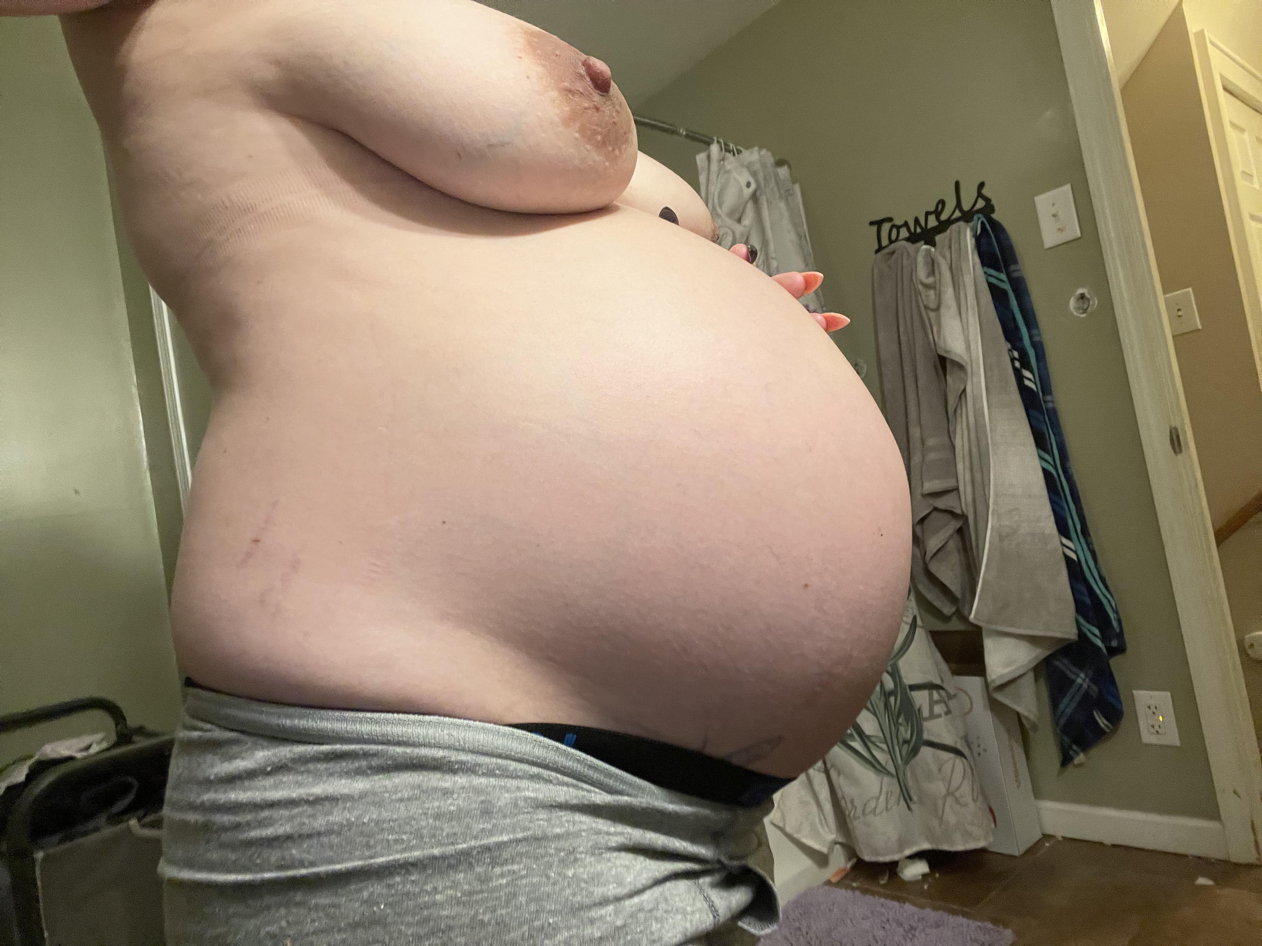 гигантские беременные животы голые фото 12