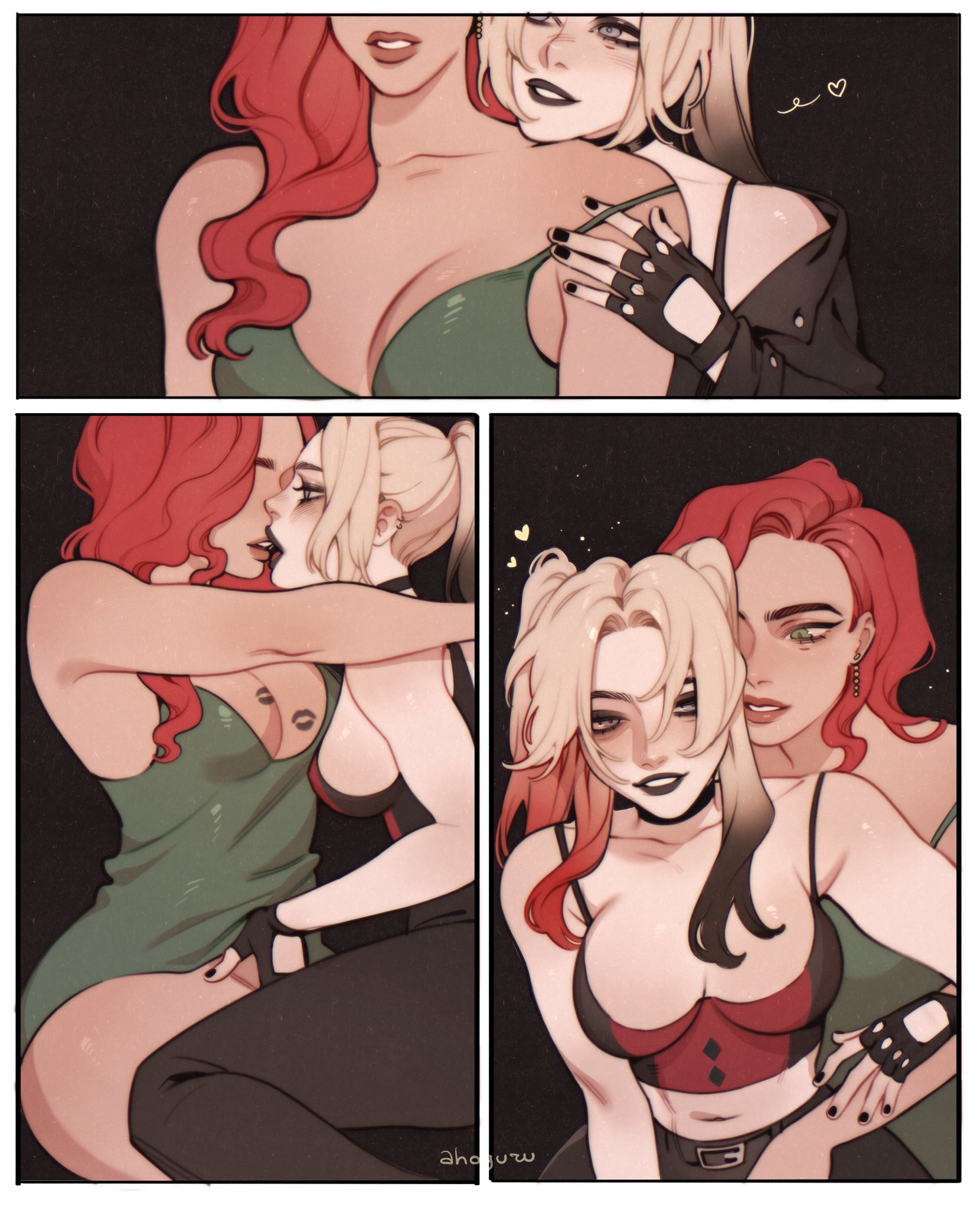 Harley quinn and poison ivy hentai