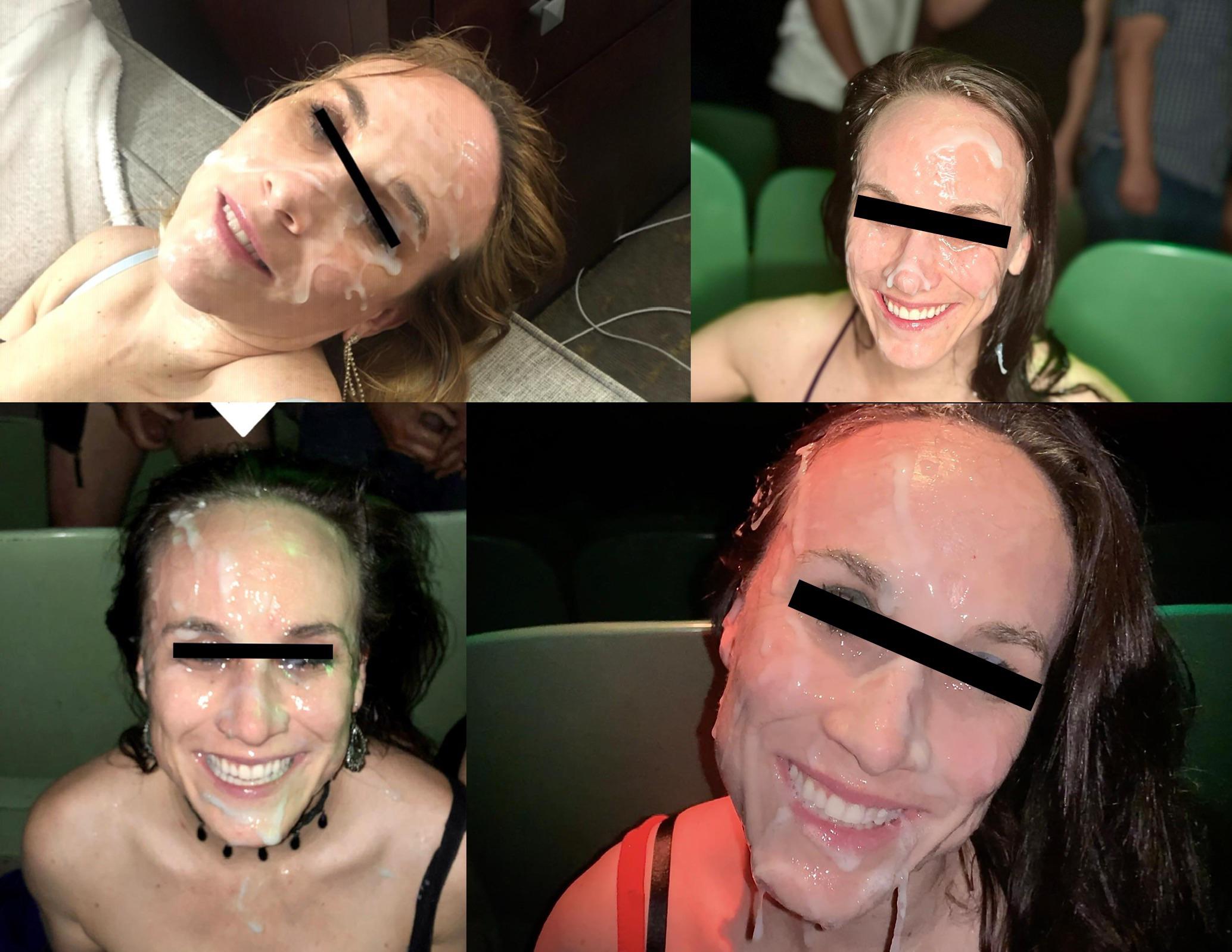 Bukkake selfies