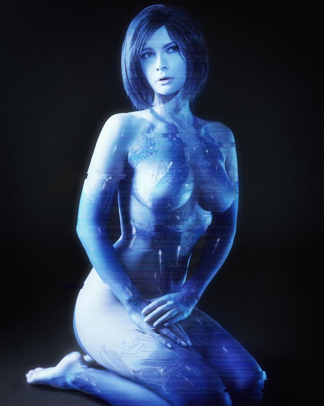 Cortana nude cosplay