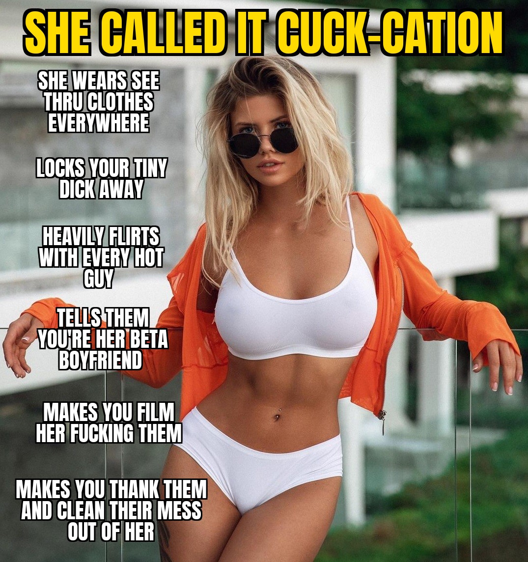 Hope youre ready for cuck-cation Foto