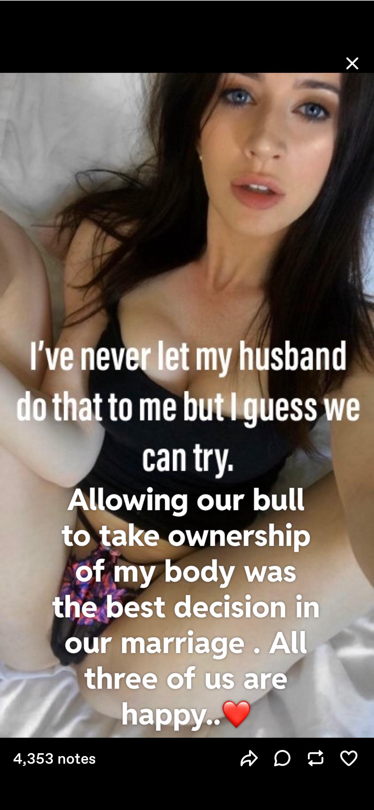 Our bull controls my body photo picture
