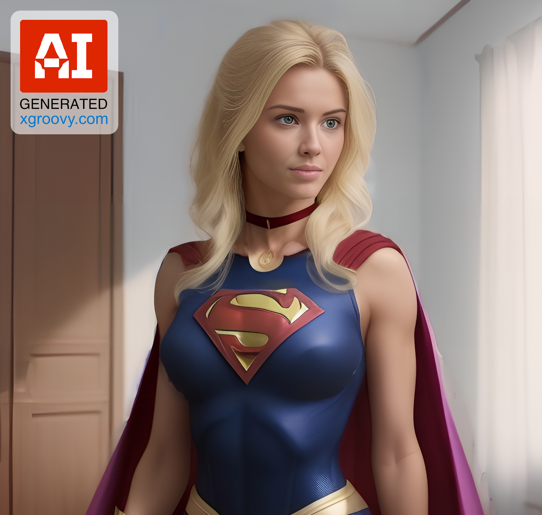 Supergirl Body Paint Porn - She's a naughty sorority girl, skinny and beautiful, with perfect boobs and  a choker. She's in