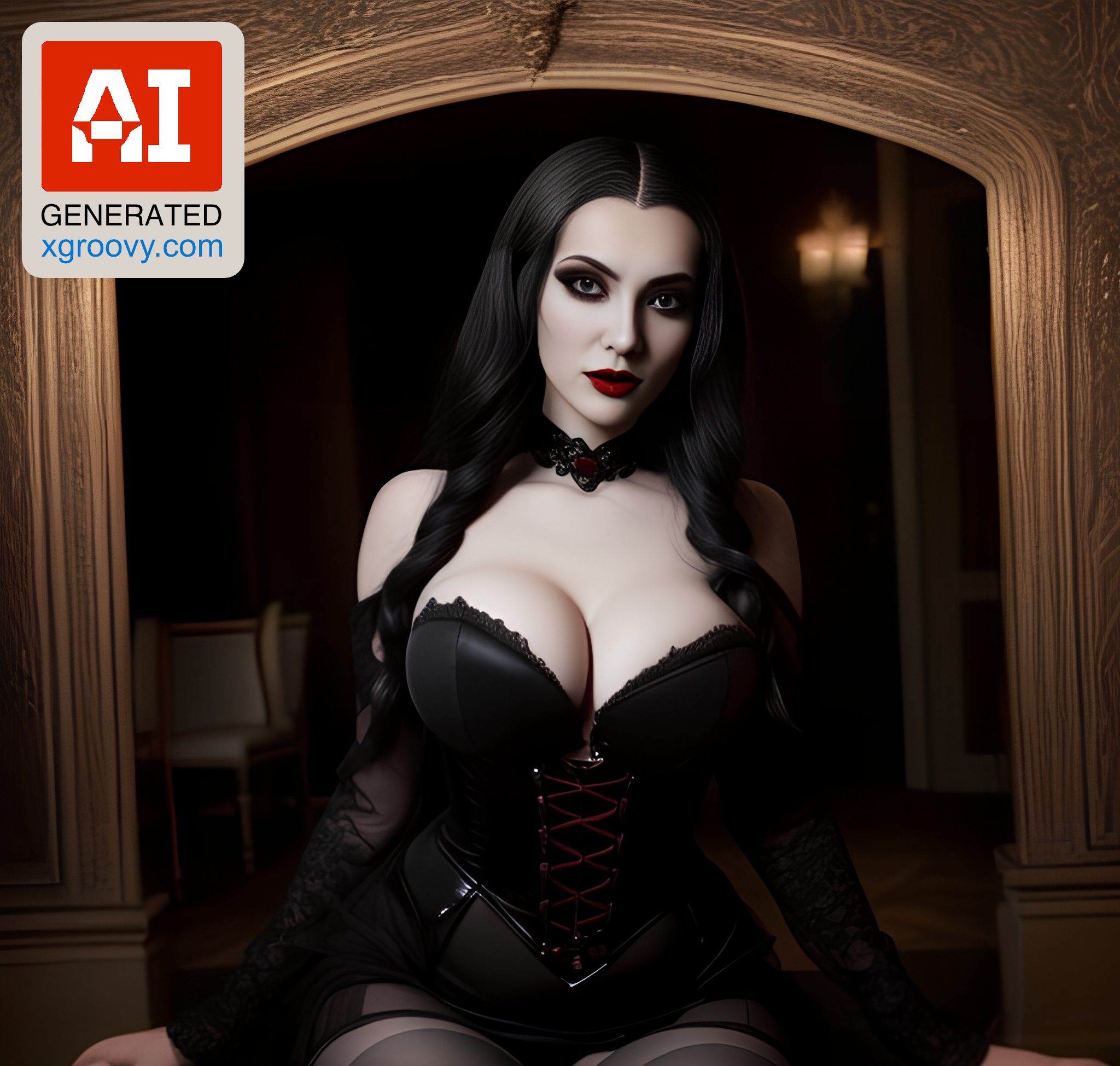 Gothic Dark Fantasy Porn - Under the dark lighting, I'm a Czech vampire ready to ravage you. My heated  gaze,