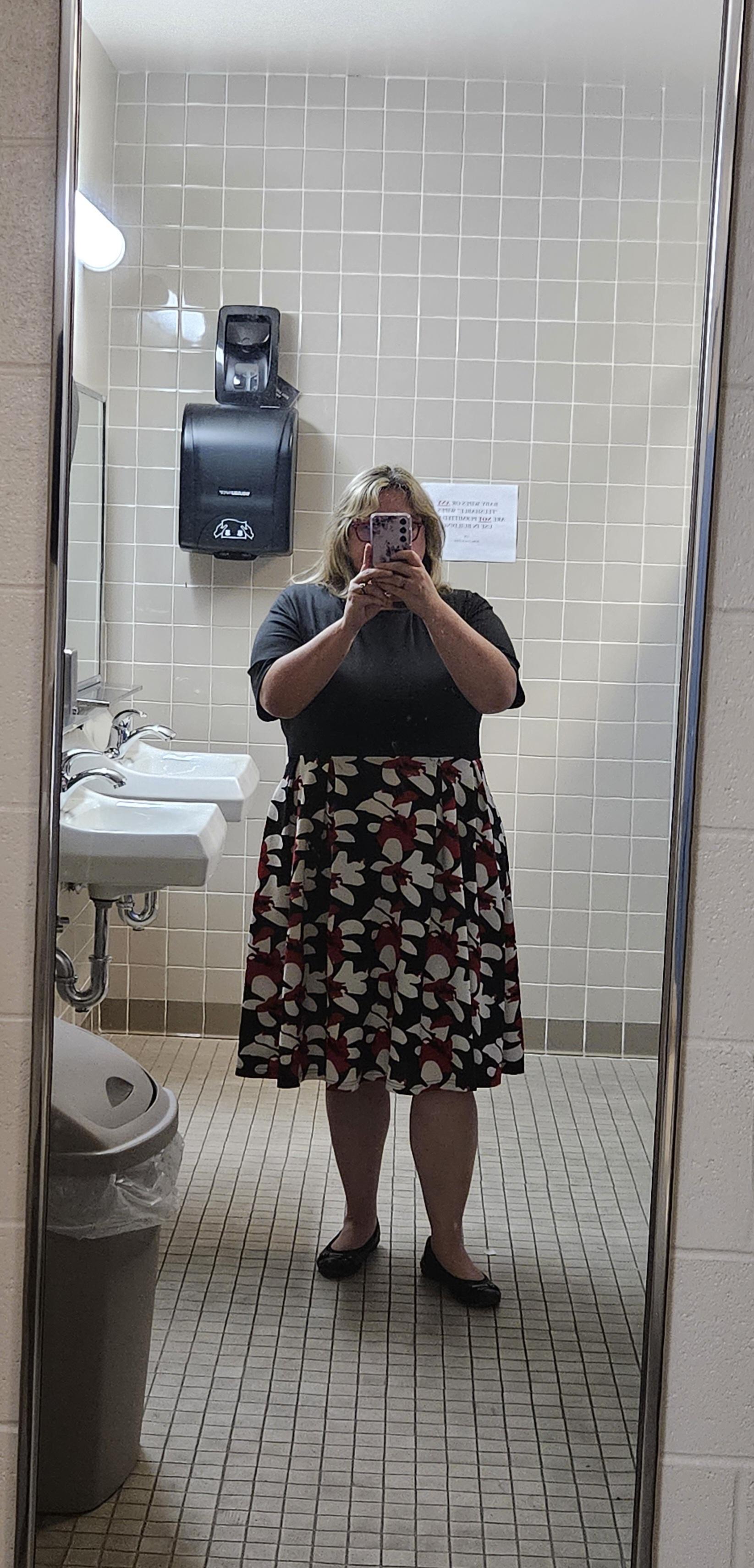 Flashing selfies in the work bathroom! photo