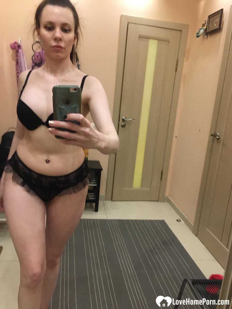 Sexy mirror selfies in my favorite lingerie picture photo