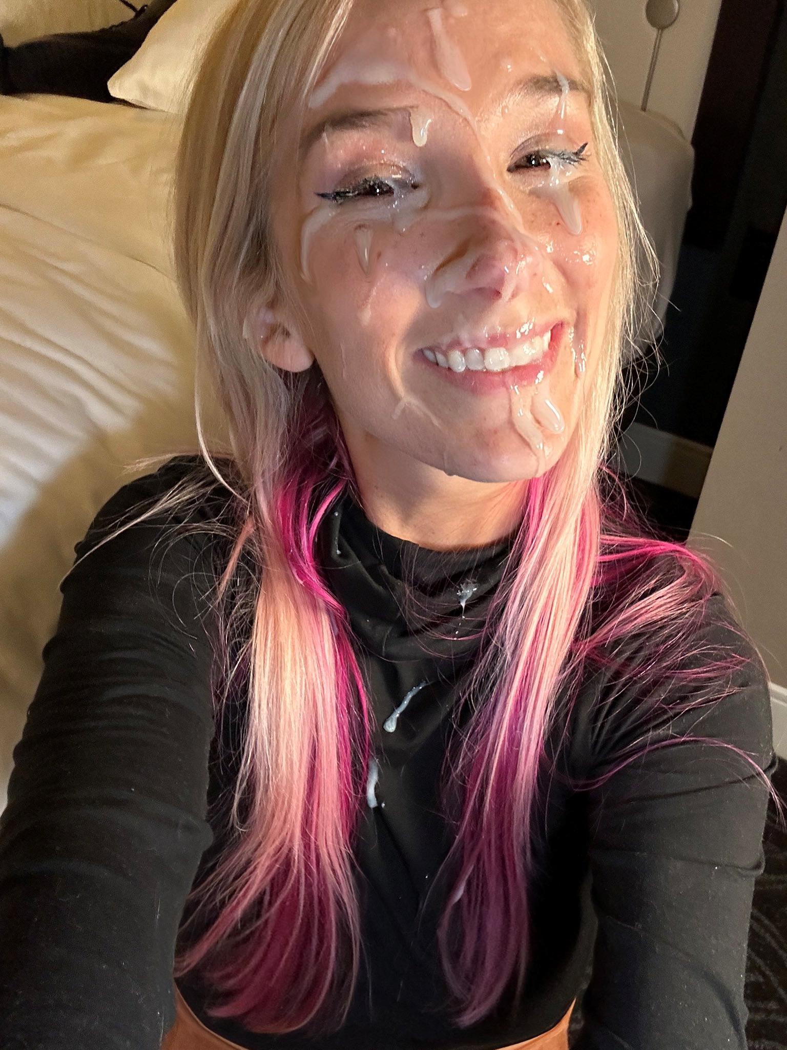Cumshot covered
