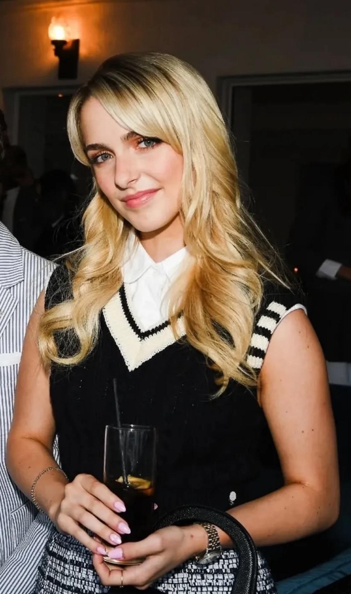 A confident Mckenna Grace looking directly at you